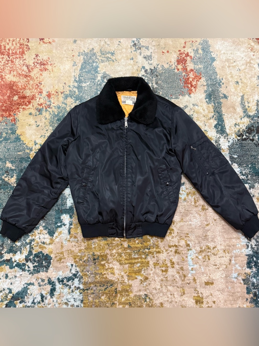 Vintage Sears work outerwear bomber jacket-Large